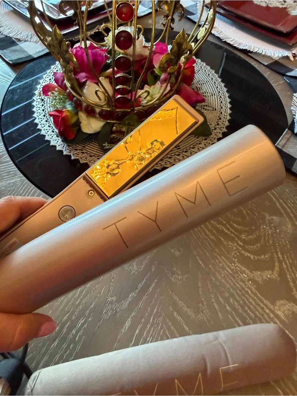 TYME Dusty Mauve Heat-Resistant Styling Tool Cover